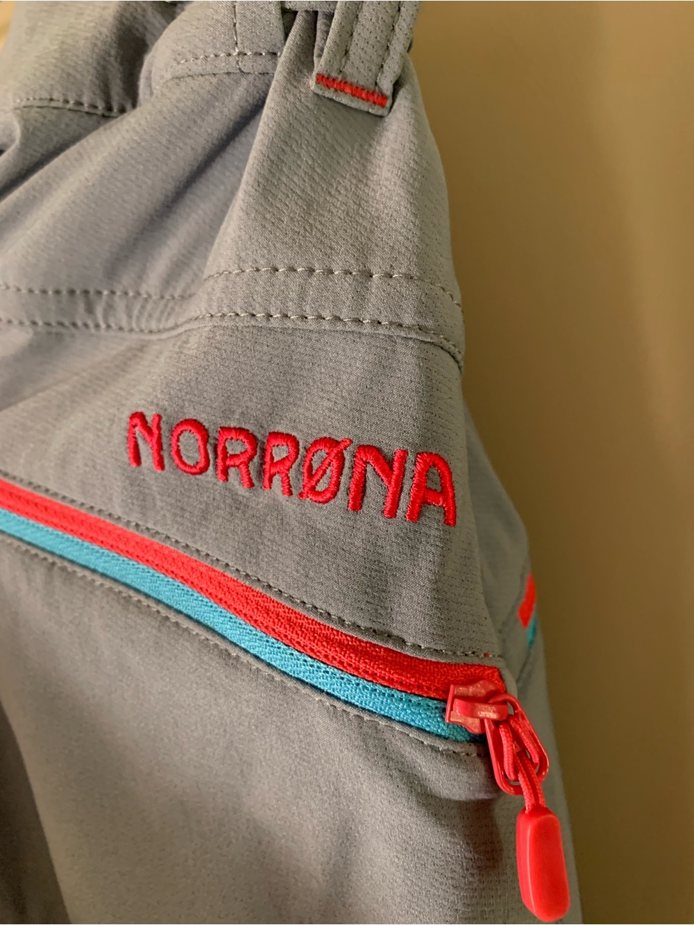 Light Blue Hiking Pants with Pink Accents - Picture 4 of 5